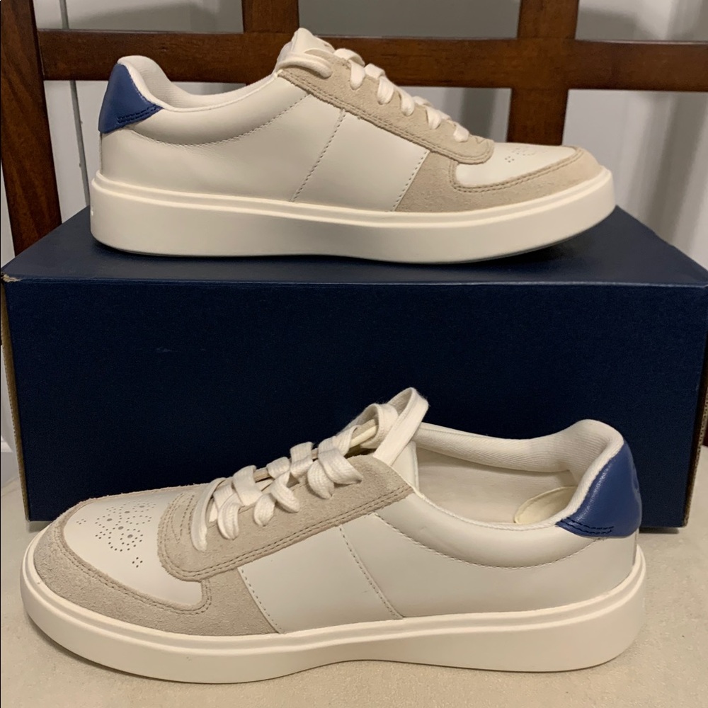 Cole Haan Women’s Beige and Navy Sneakers - Picture 7 of 11